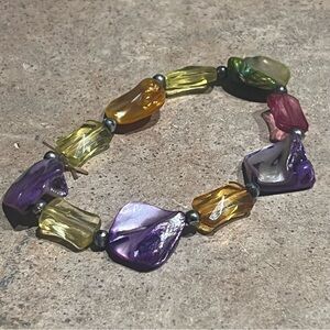 Faux, Costume, Estate Jewelry, Multi Color, Bracelet